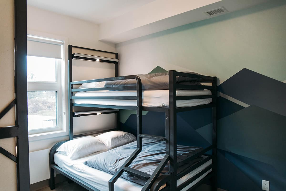 an image of bunk beds in a room at the HI Jasper Hostel