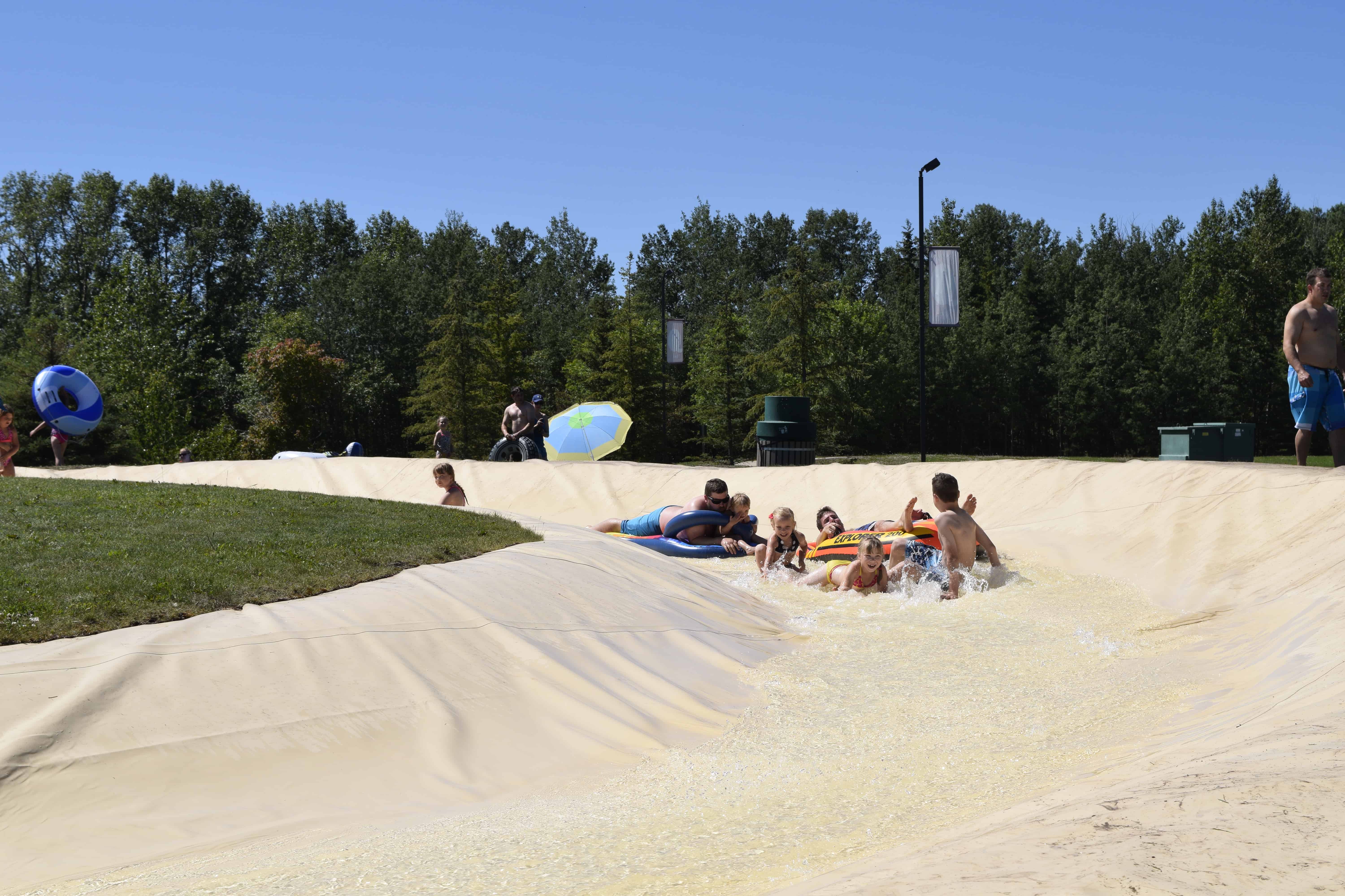 Whitecourt Rotary Park River Slides