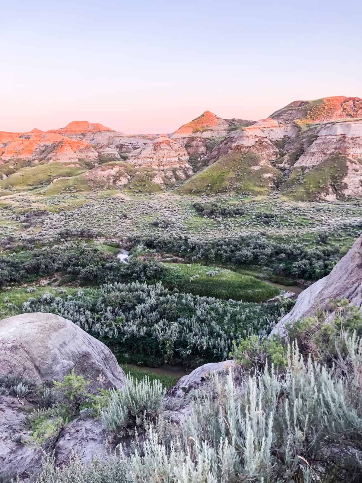 Hoodoos at dusk