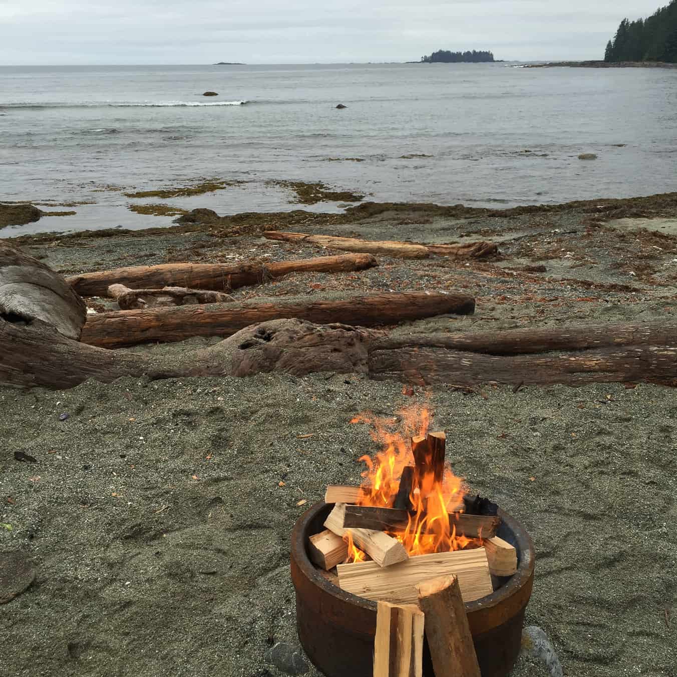 Mussel Beach Near Ucluelet