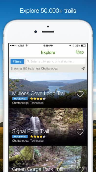 Best Camping Apps: AllTrails App