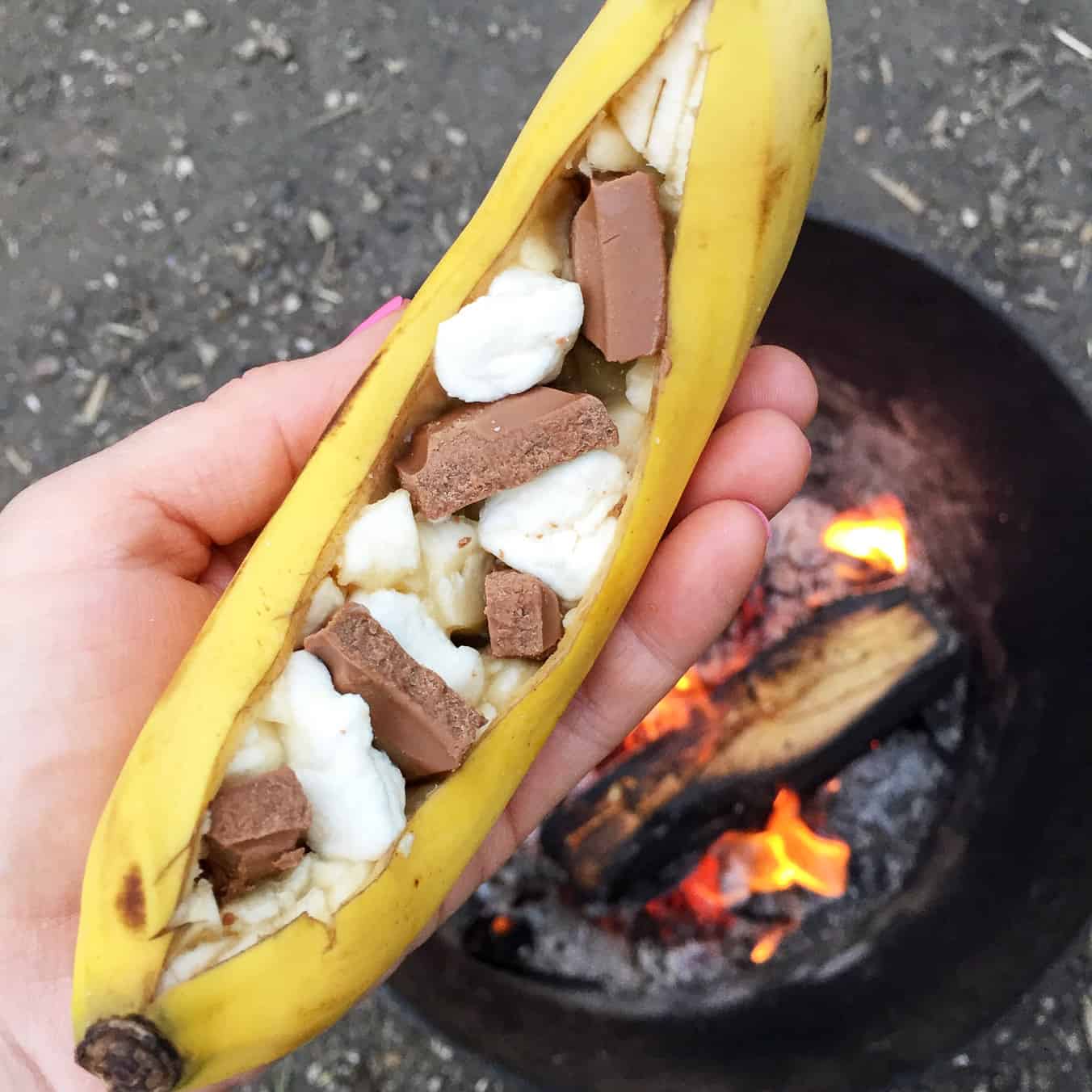 Camping:  Banana Boats