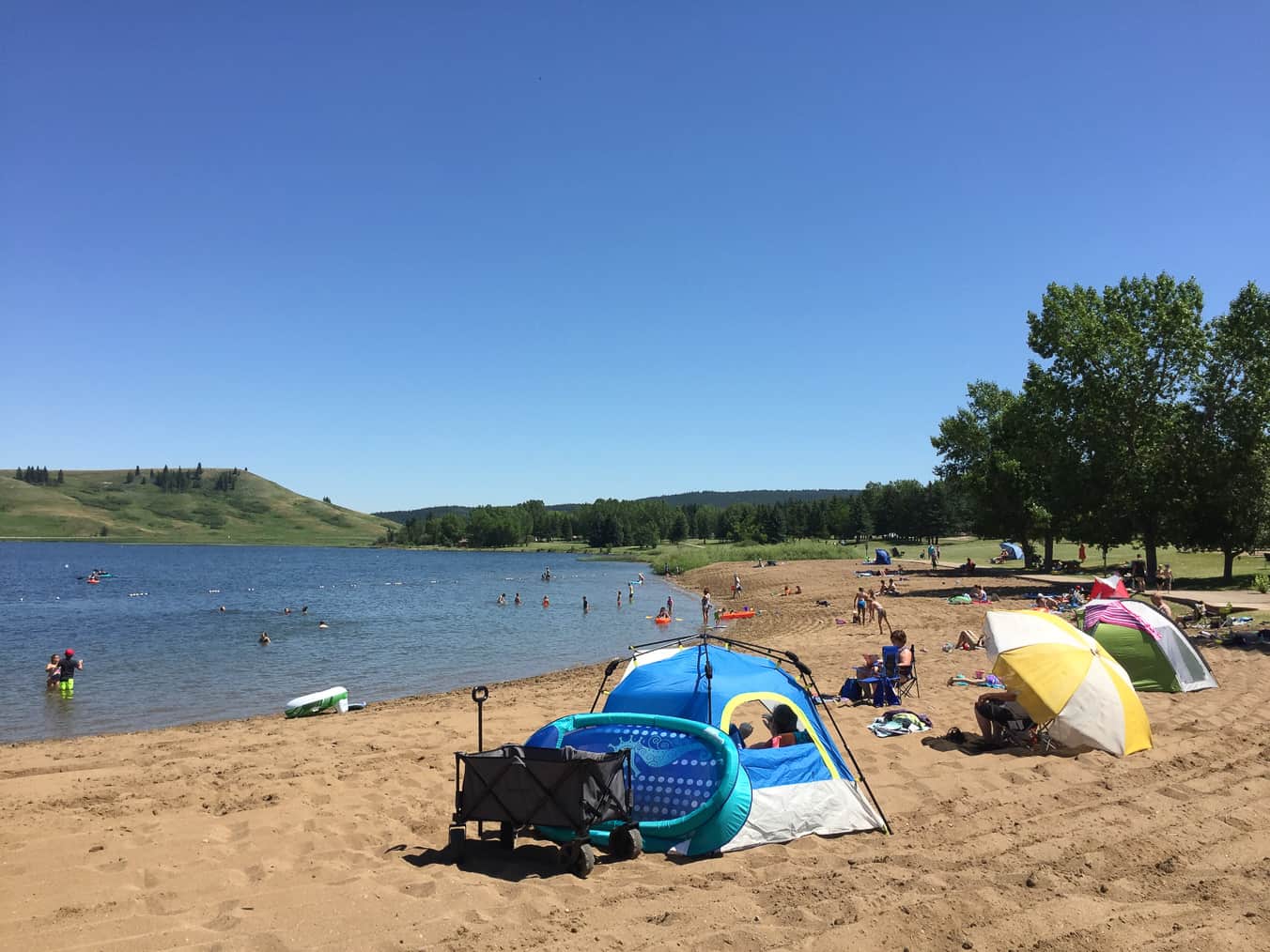 Camp: Firerock Campground in Cypress Hills