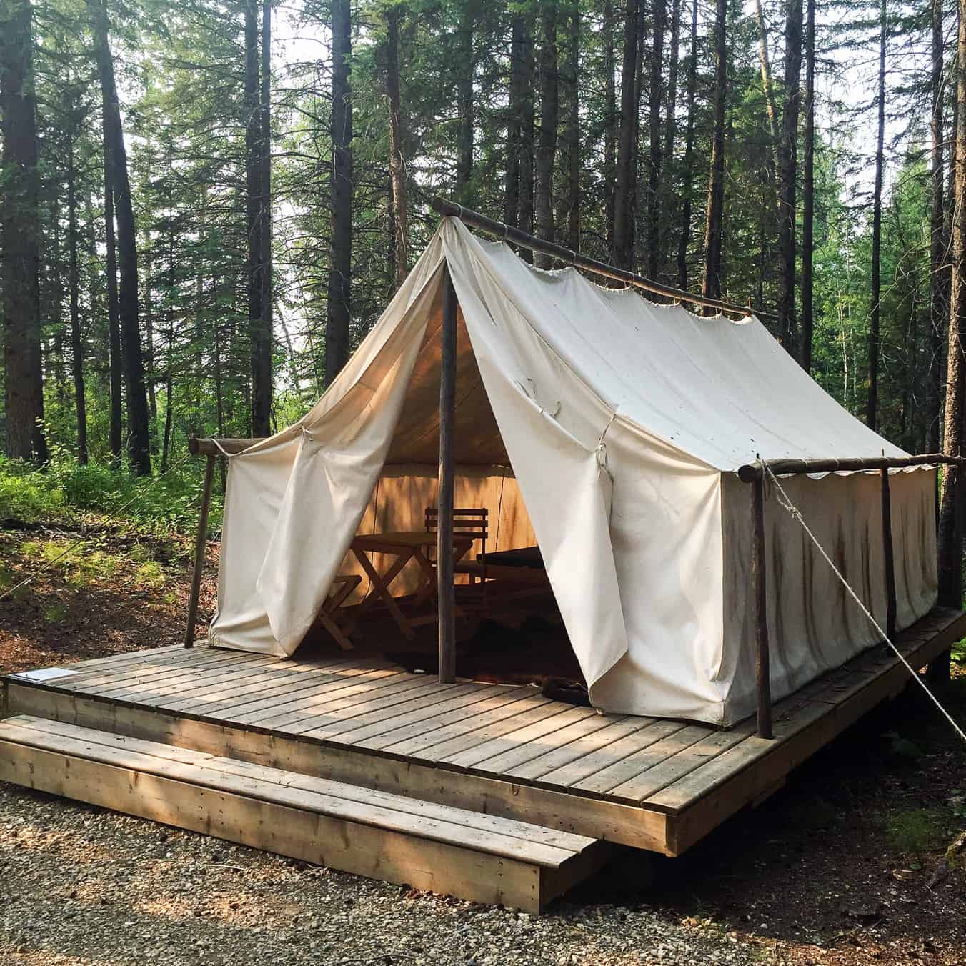 Camp:  Rocky Mountain House National Historic Site