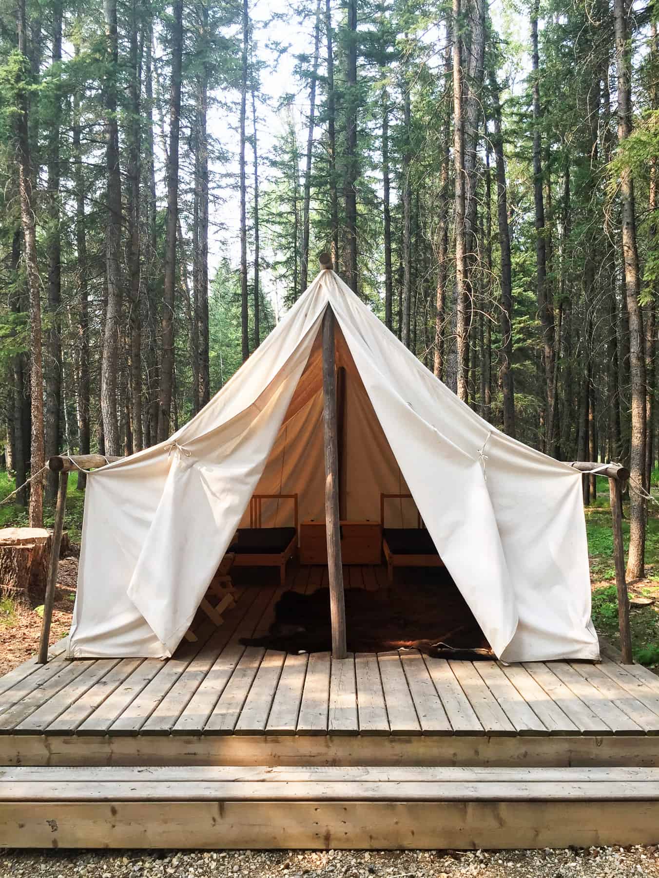 Tips for Staying in a Trapper’s Tent