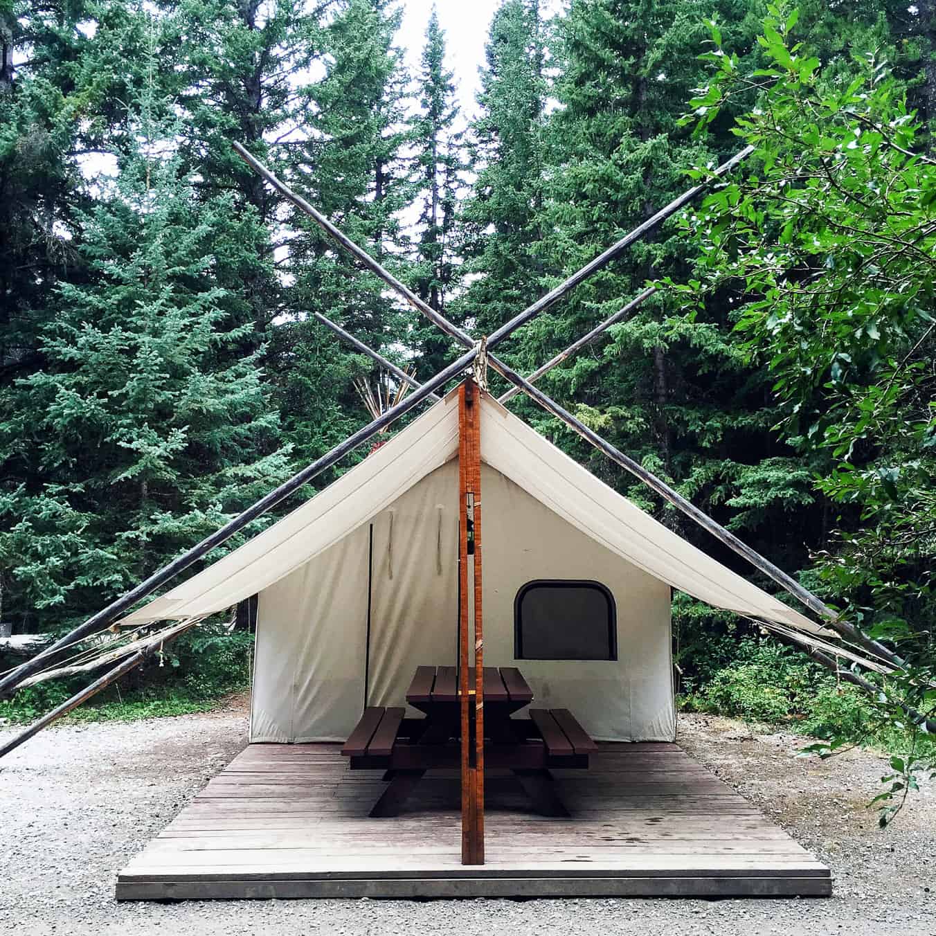 Camp:  Sundance Lodges, Kananaskis