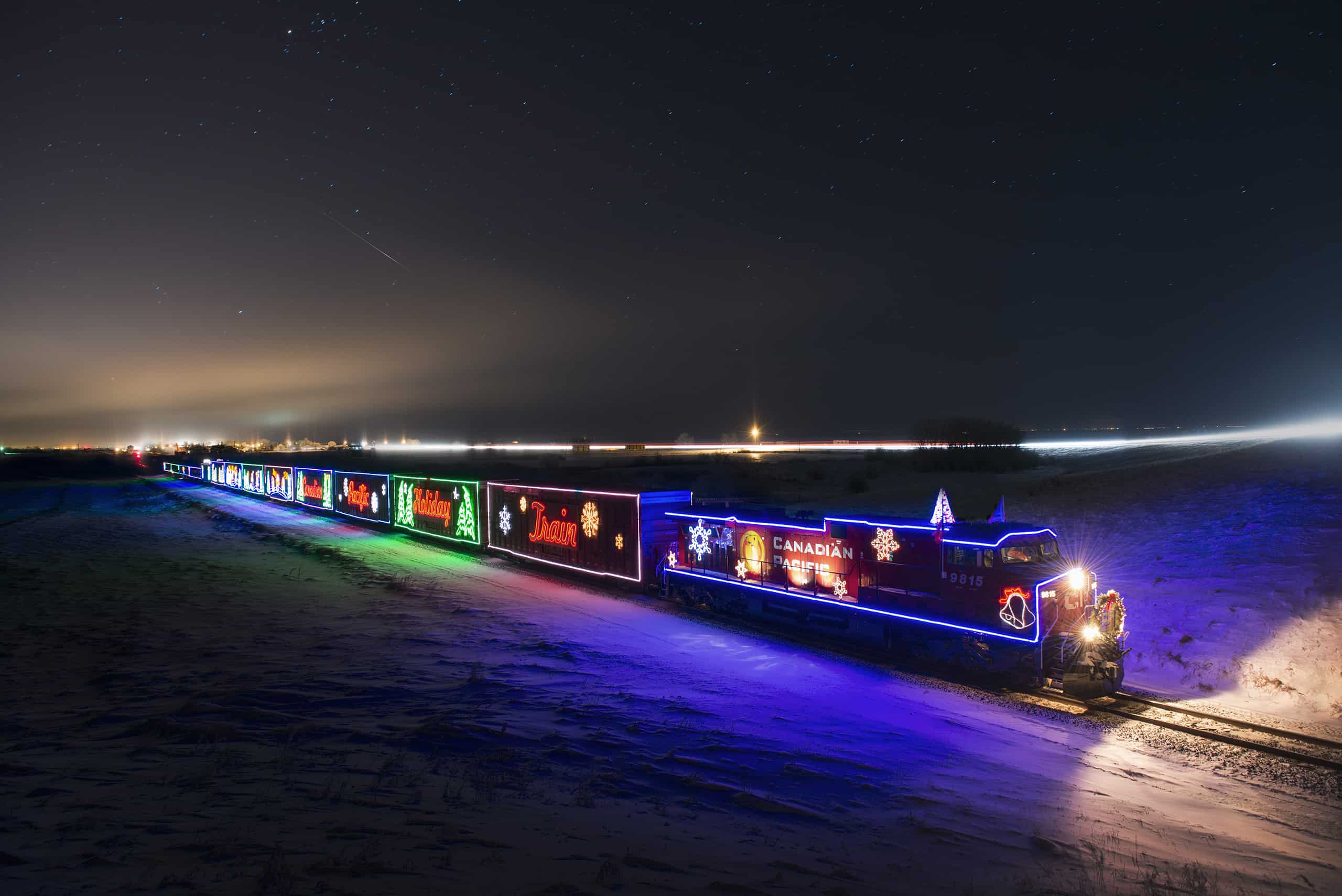 CP Holiday Train Stops in Alberta