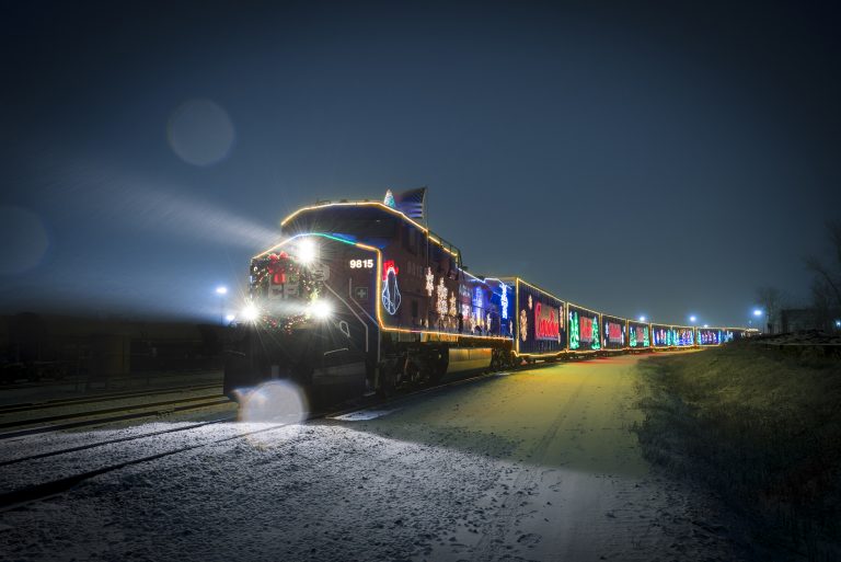 CP Holiday Train Stops in Alberta