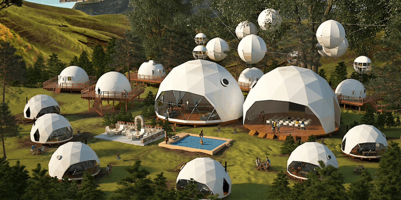 Camp:  Luna Glamping, Northern Lights Resort