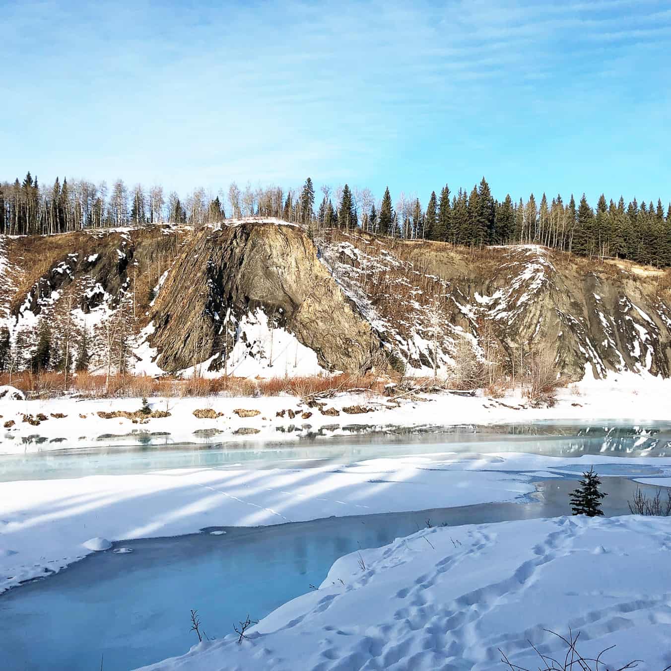 Winter Campfires and Snowshoeing in Bragg Creek