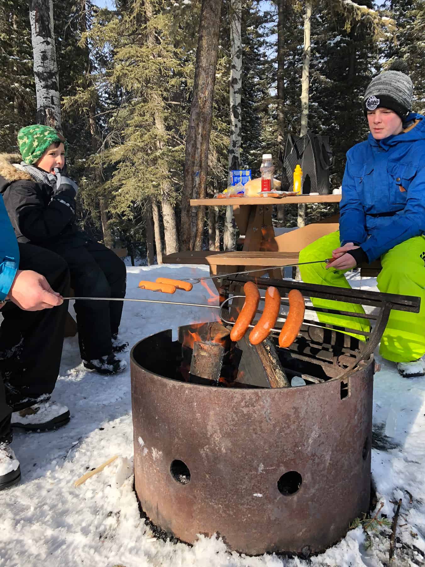 Winter Campfires and Snowshoeing in Bragg Creek