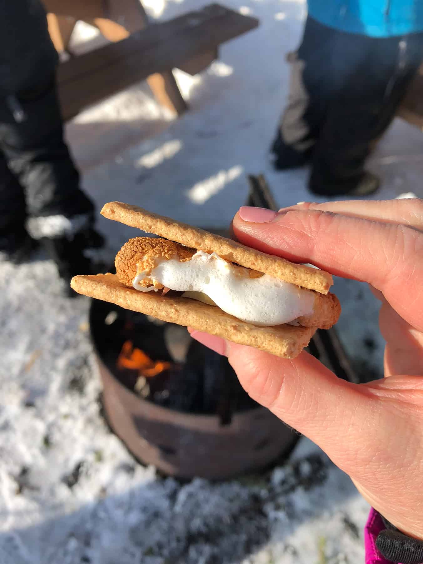 Winter Campfires and Snowshoeing in Bragg Creek