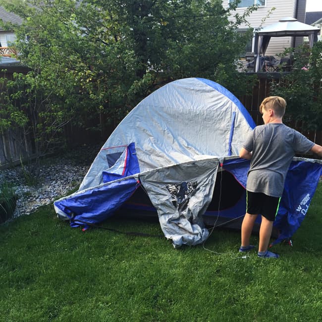 Tips for Backyard Camping with Kids!