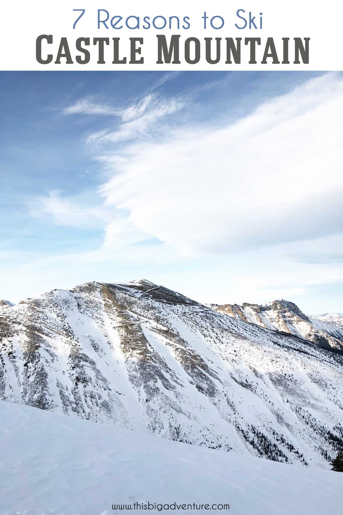 7 Reasons To Ski at Castle Mountain Resort