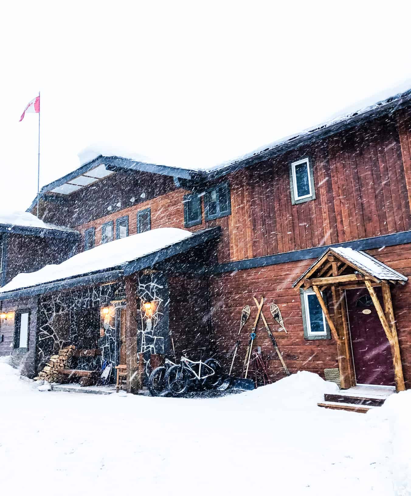 Winter Glamping at Mount Engadine Lodge, Kananaskis