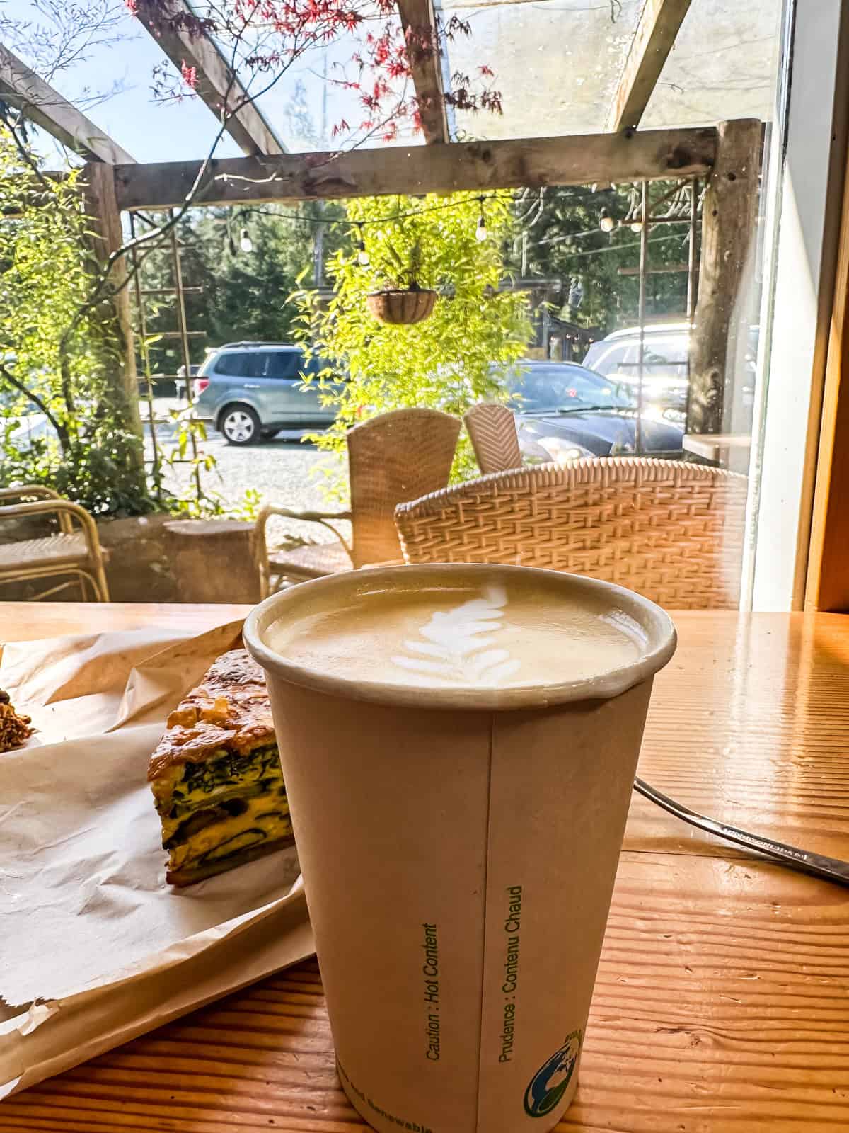 a latte